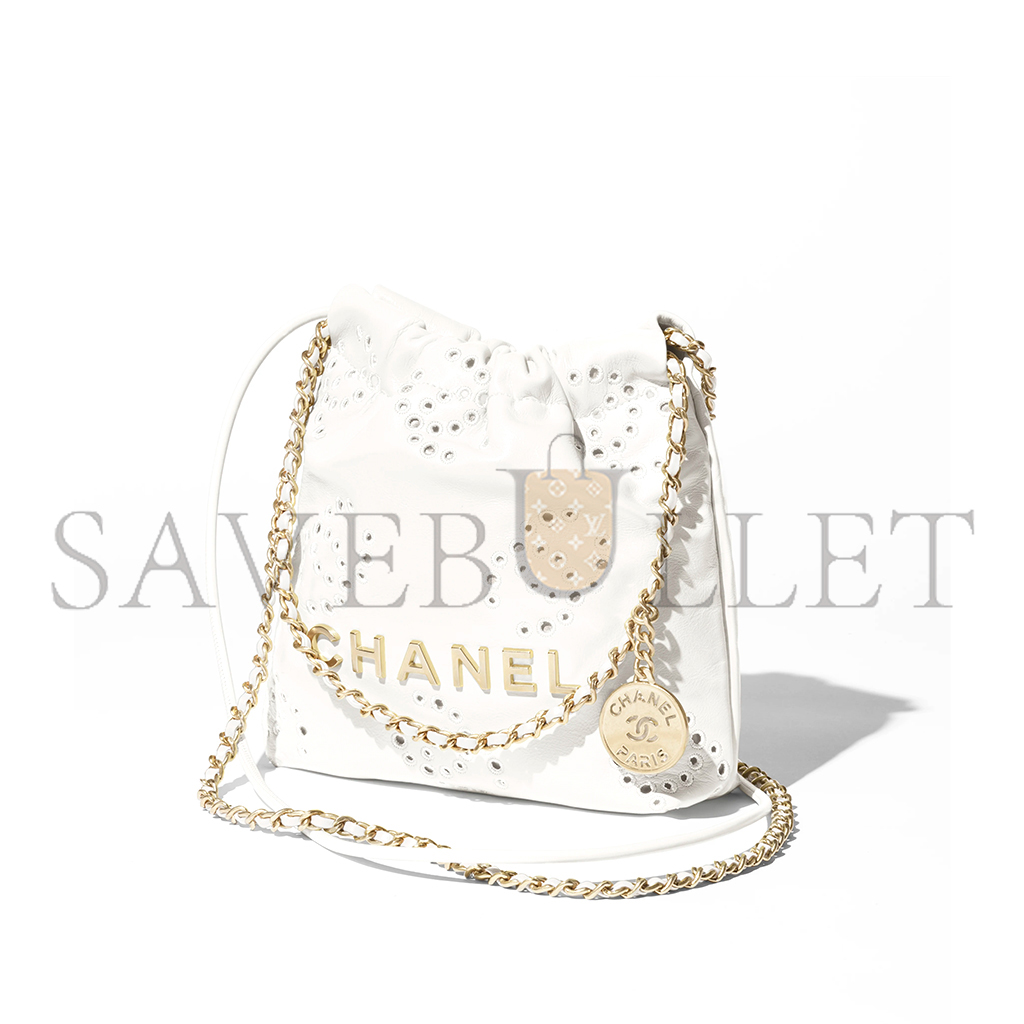 CHANEL 22 MINI HANDBAG AS3980 (20*19*6cm)